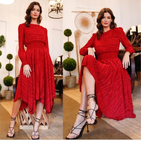 Sugarlips Dresses & Skirts - H.P.  RED HOLIDAY DRESS